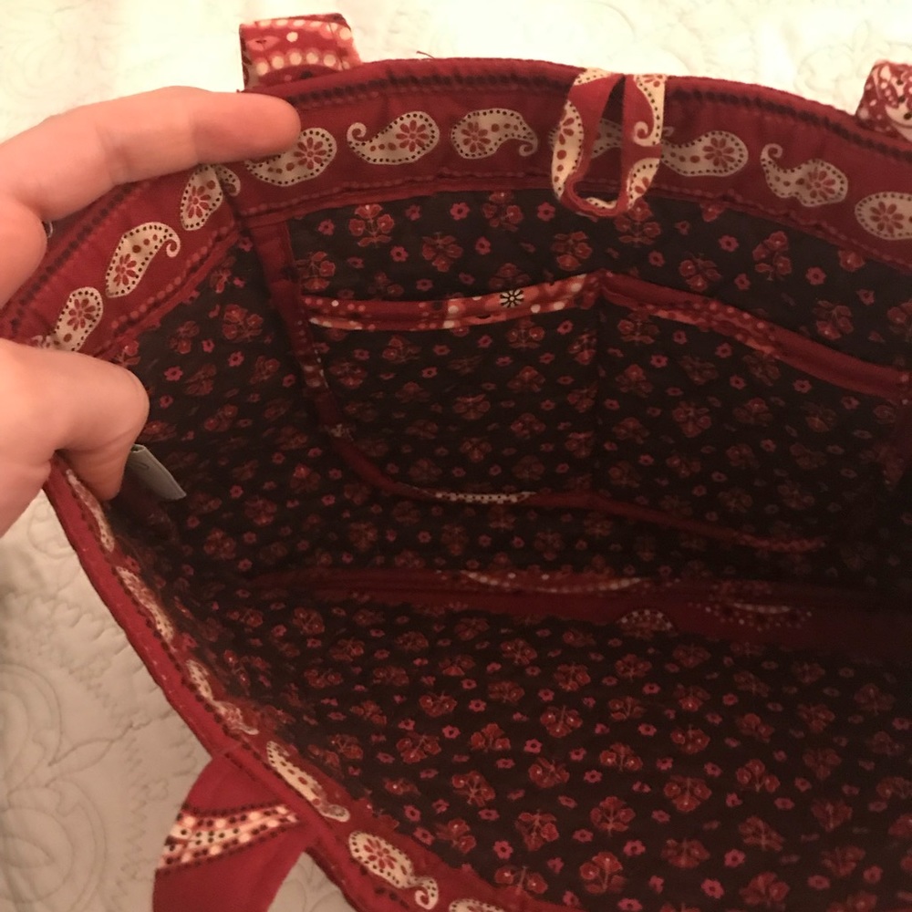 Vera Bradley Mesa Red Tote - Picture 2 of 2